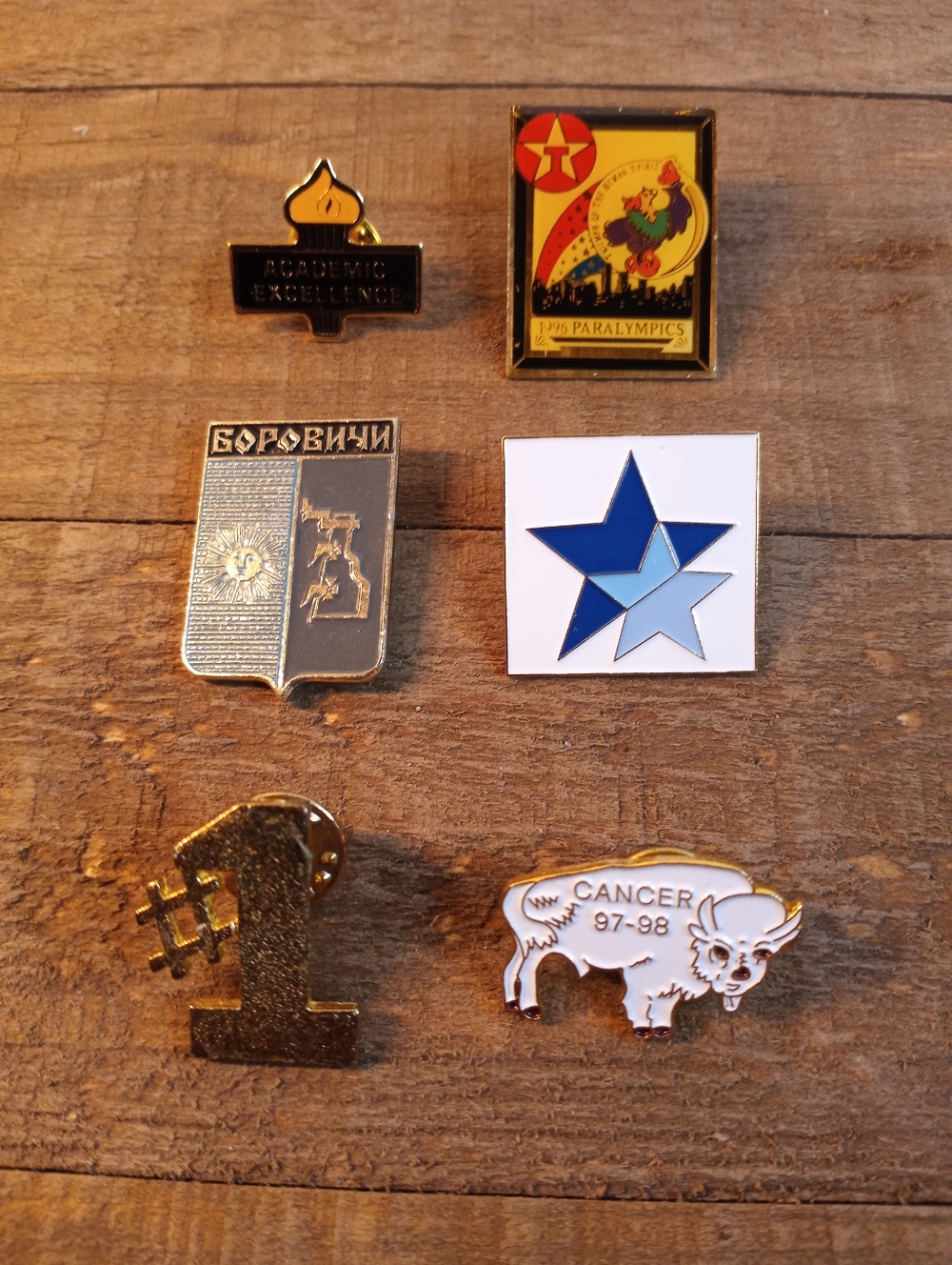Mixed Pins Lot of 6
